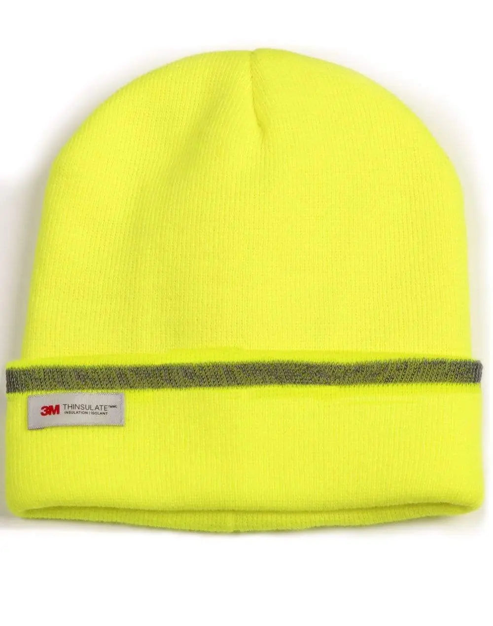 Winning Spirit THINSULATED CUFF BEANIE CH23 PPE Winning Spirit Fluoro Yellow